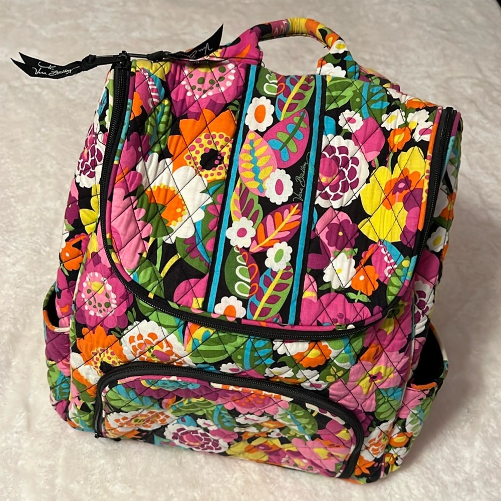 Like new Vera Bradley floral backpack